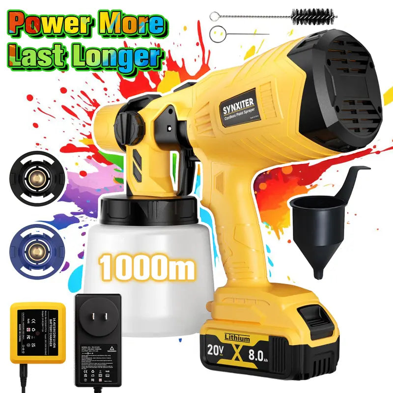 Mroace Cordless High Speed Paint Sprayer