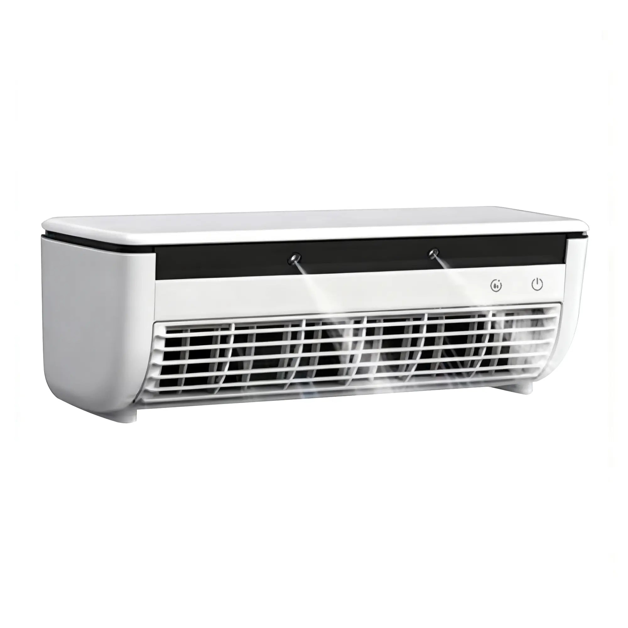 Mroace 6000mAh Dual-Mount Rechargeable Misting Cooling Fan