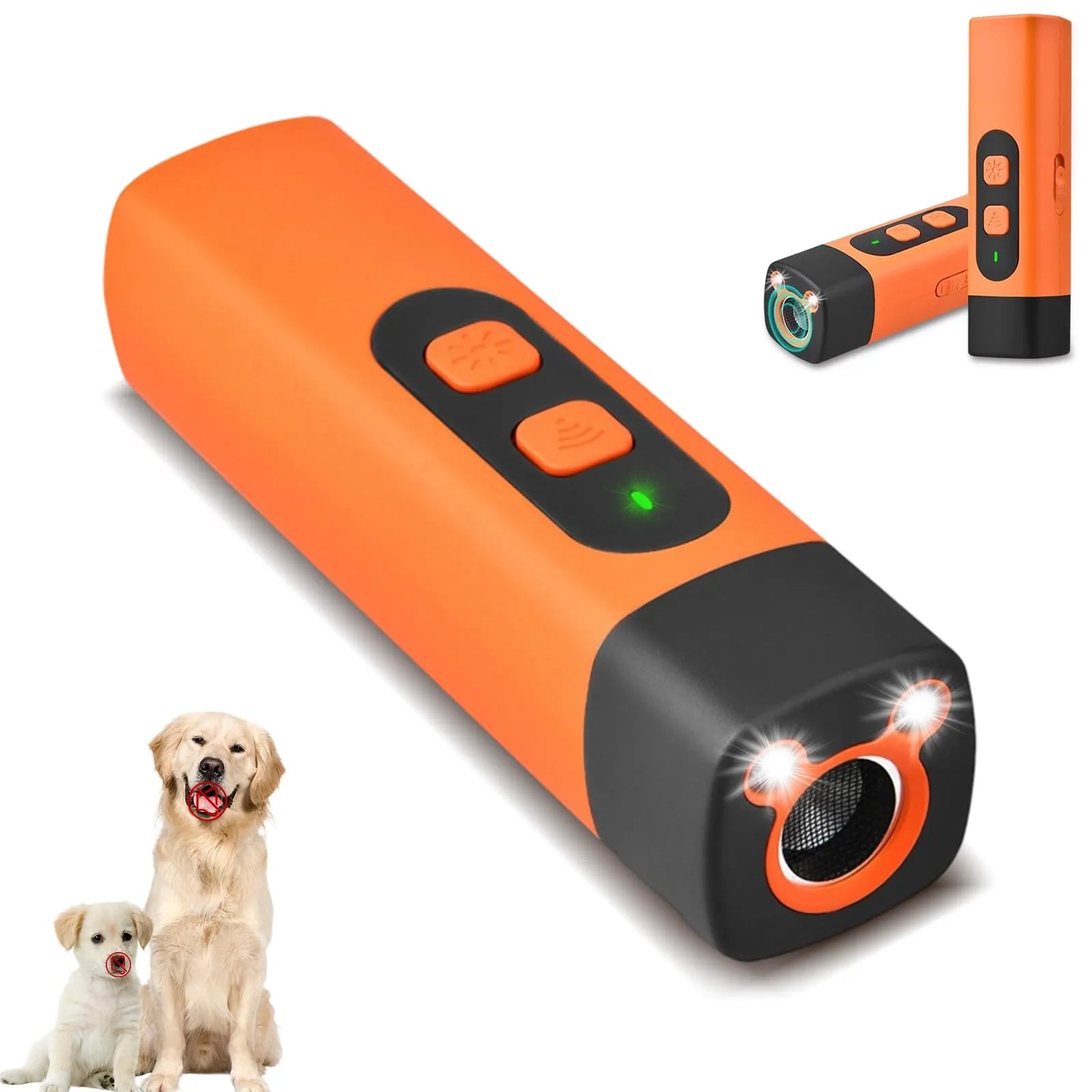 Mroace Ultrasonic Rechargeable Dog Bark Deterrent Device