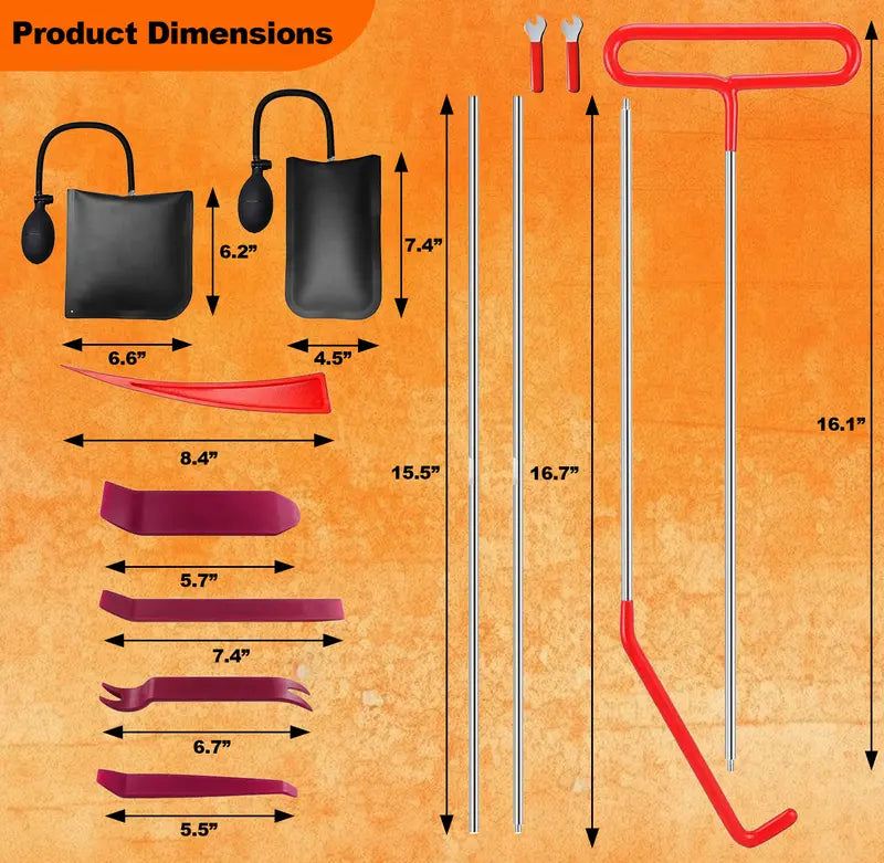 Mroace Portable Universal Car Unlock Tool Set