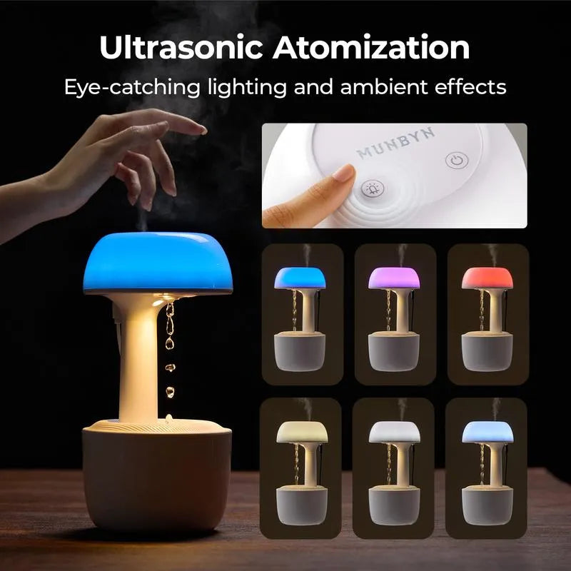 Mroace Anti-Gravity Colorful Night Light Air Humidifier