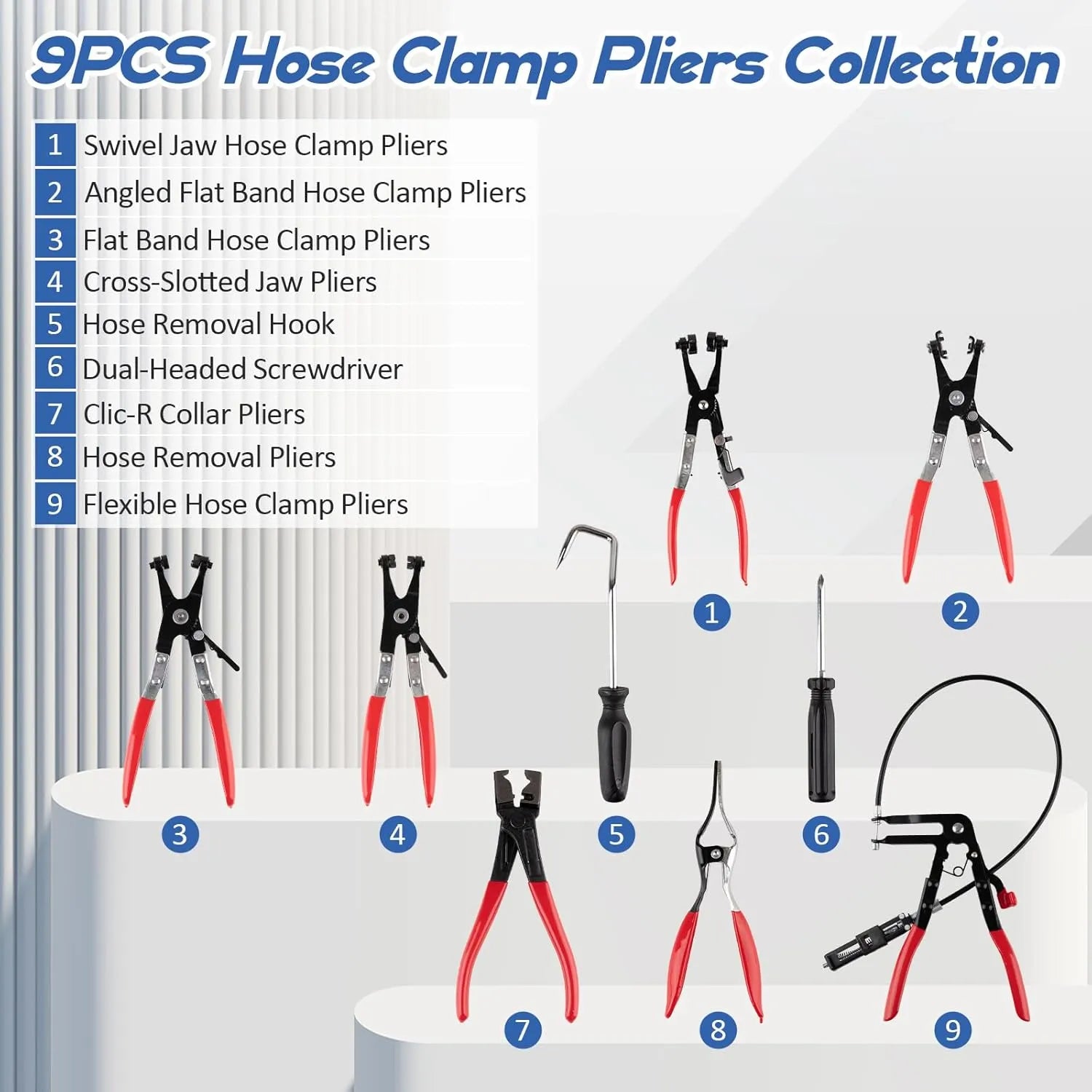 Mroace Flexible Hose Clamp Pliers Set