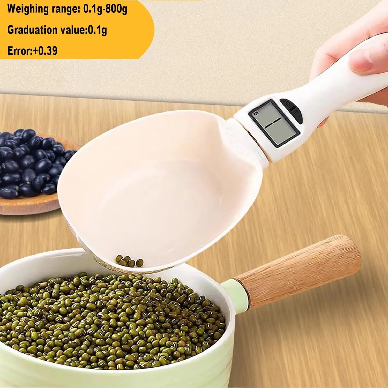 Mroace Digital Smart Adjustable Measuring Spoon