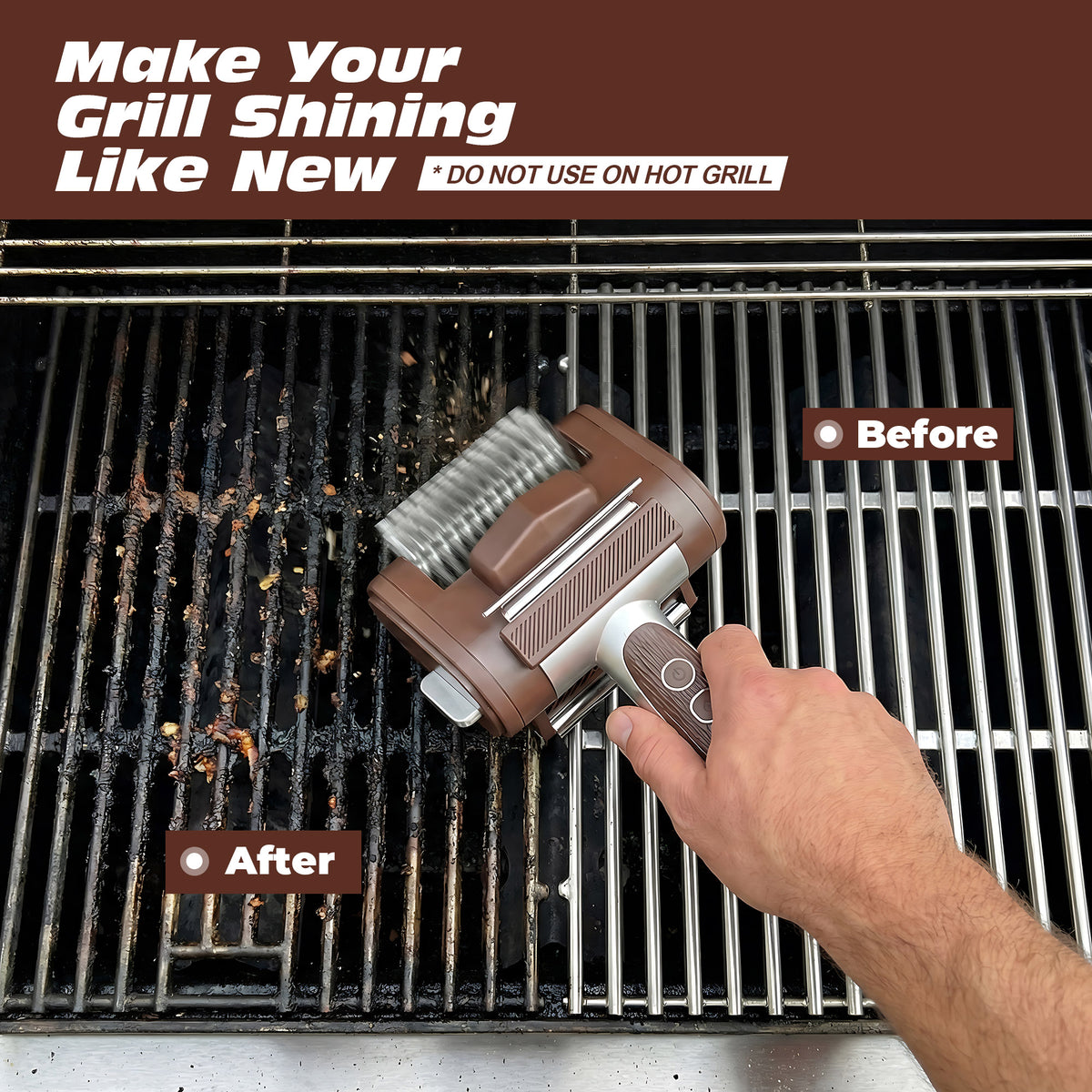 Mroace Electric BBQ Cleaning Brush