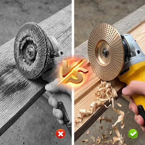 Mroace Heavy Duty Tungsten Carbide Wood Carving Disc Set