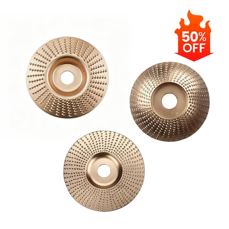 Mroace Heavy Duty Tungsten Carbide Wood Carving Disc Set