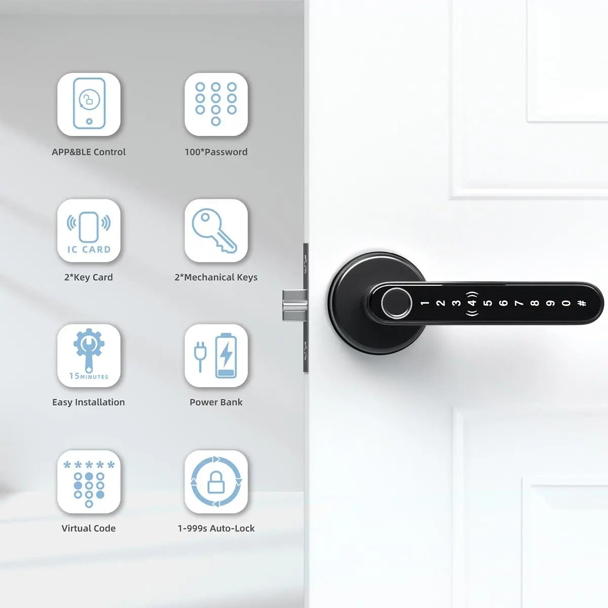 Mroace Smart Biometric Fingerprint Door Lock