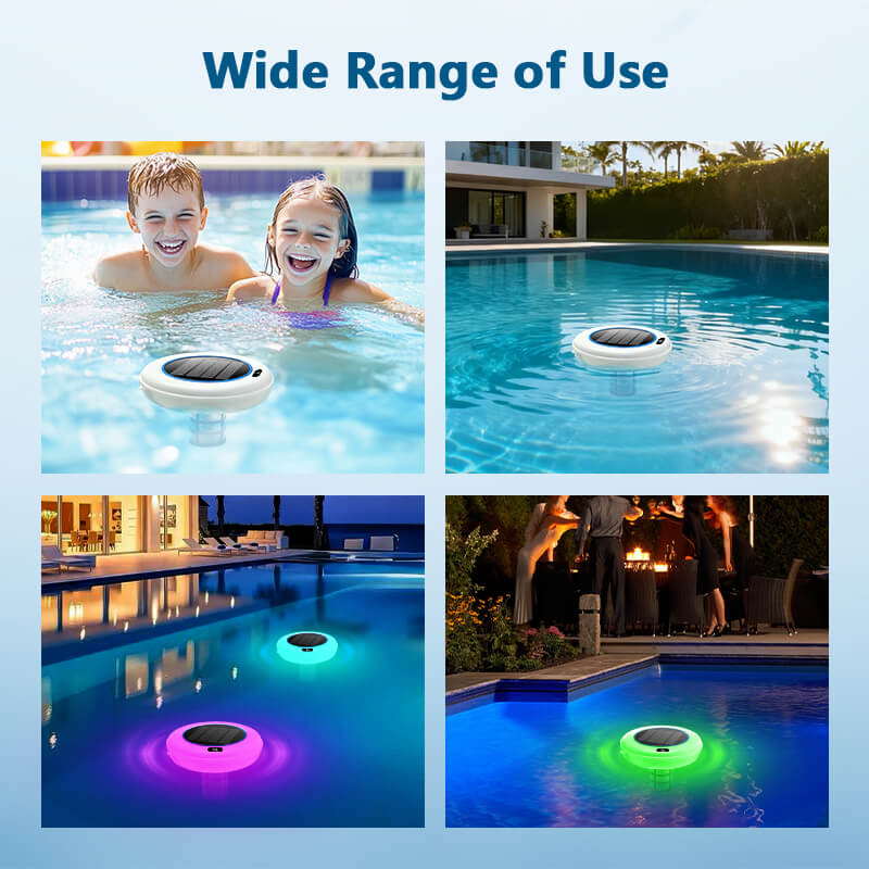 Mroace Solar Powered Pool Ionizer With LED Light