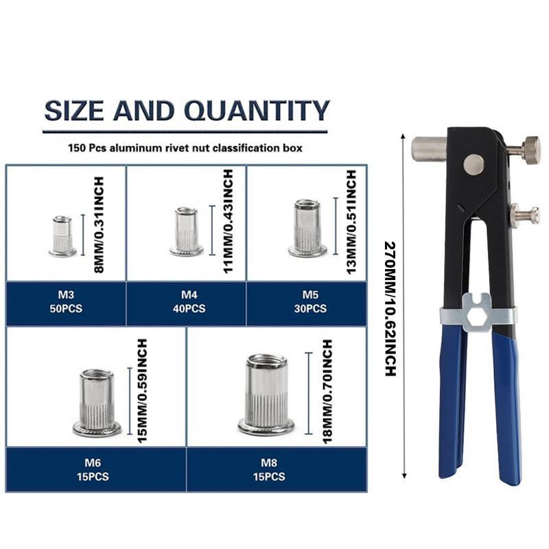 Mroace Heavy Duty Rivet Nut Tool Kit