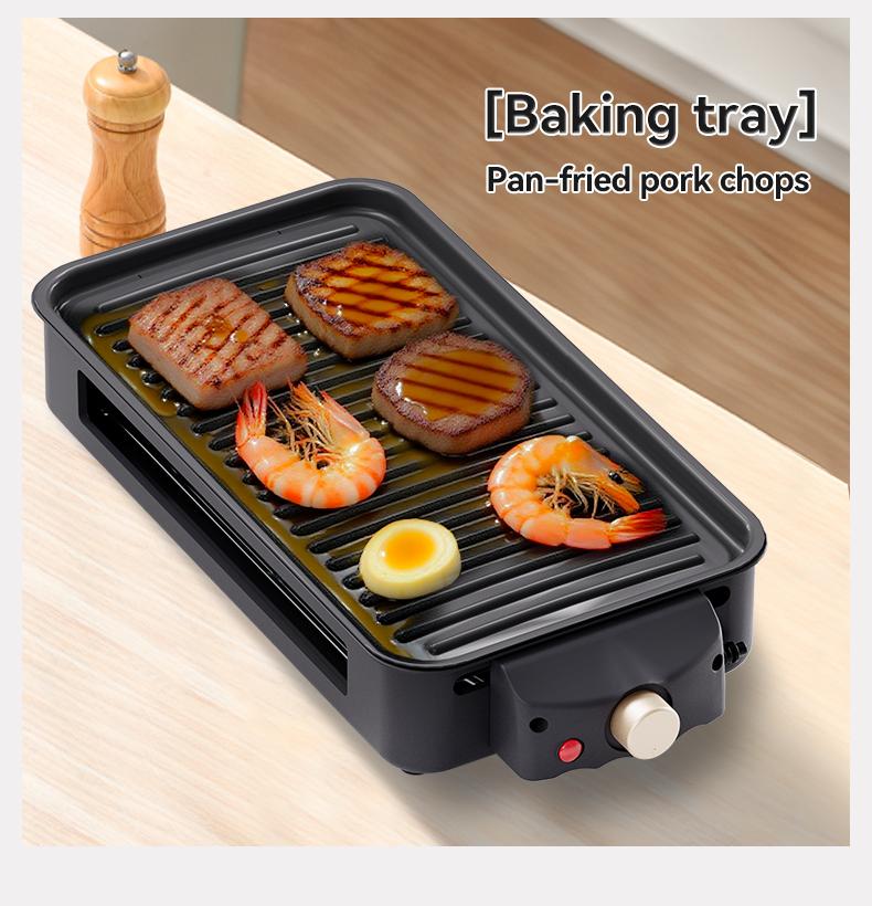 Mroace Smokeless Electric Grill And Griddle