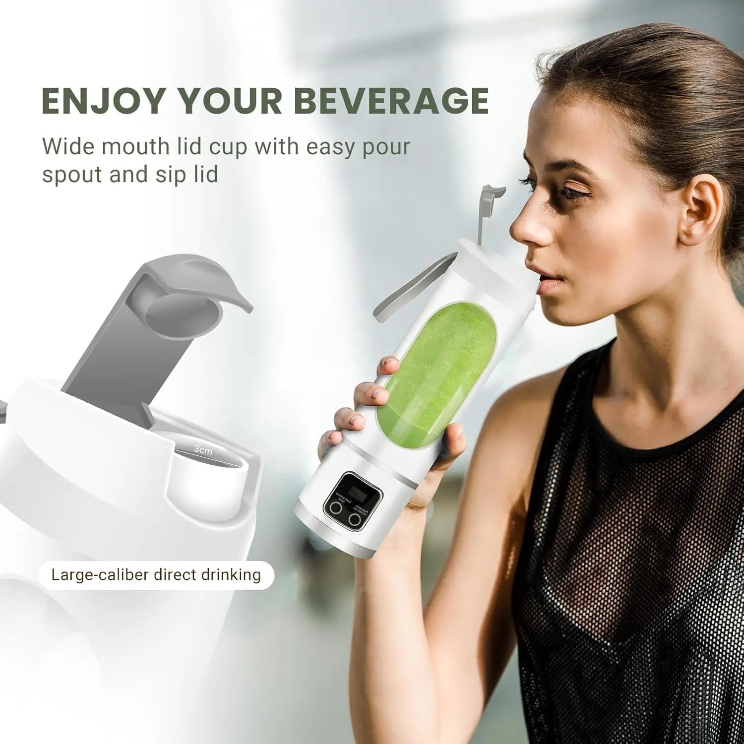 Mroace Portable Rechargeable Mini Blender