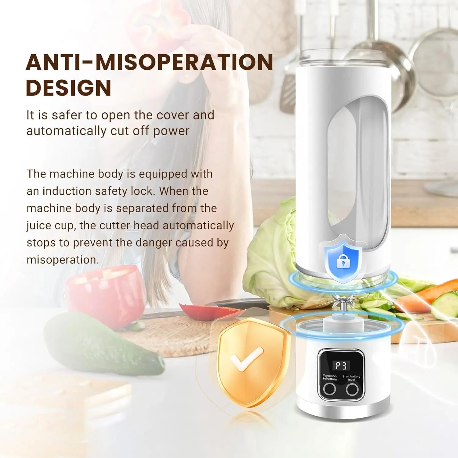 Mroace Portable Rechargeable Mini Blender