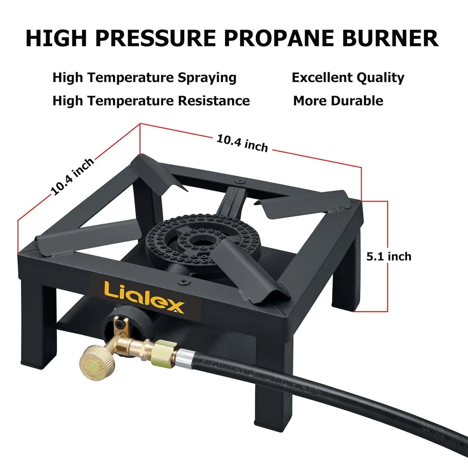 Mroace High Pressure Propane Burner Head