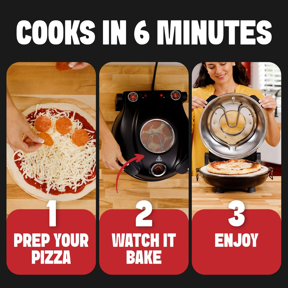 Mroace Extra Large Countertop Pizza Oven