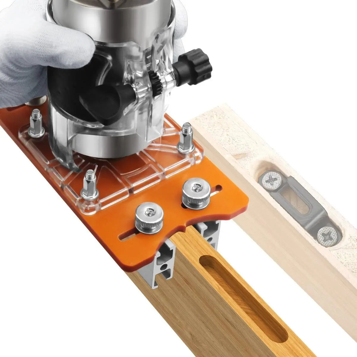 Mroace Invisible Fastening Nut Slotting Base