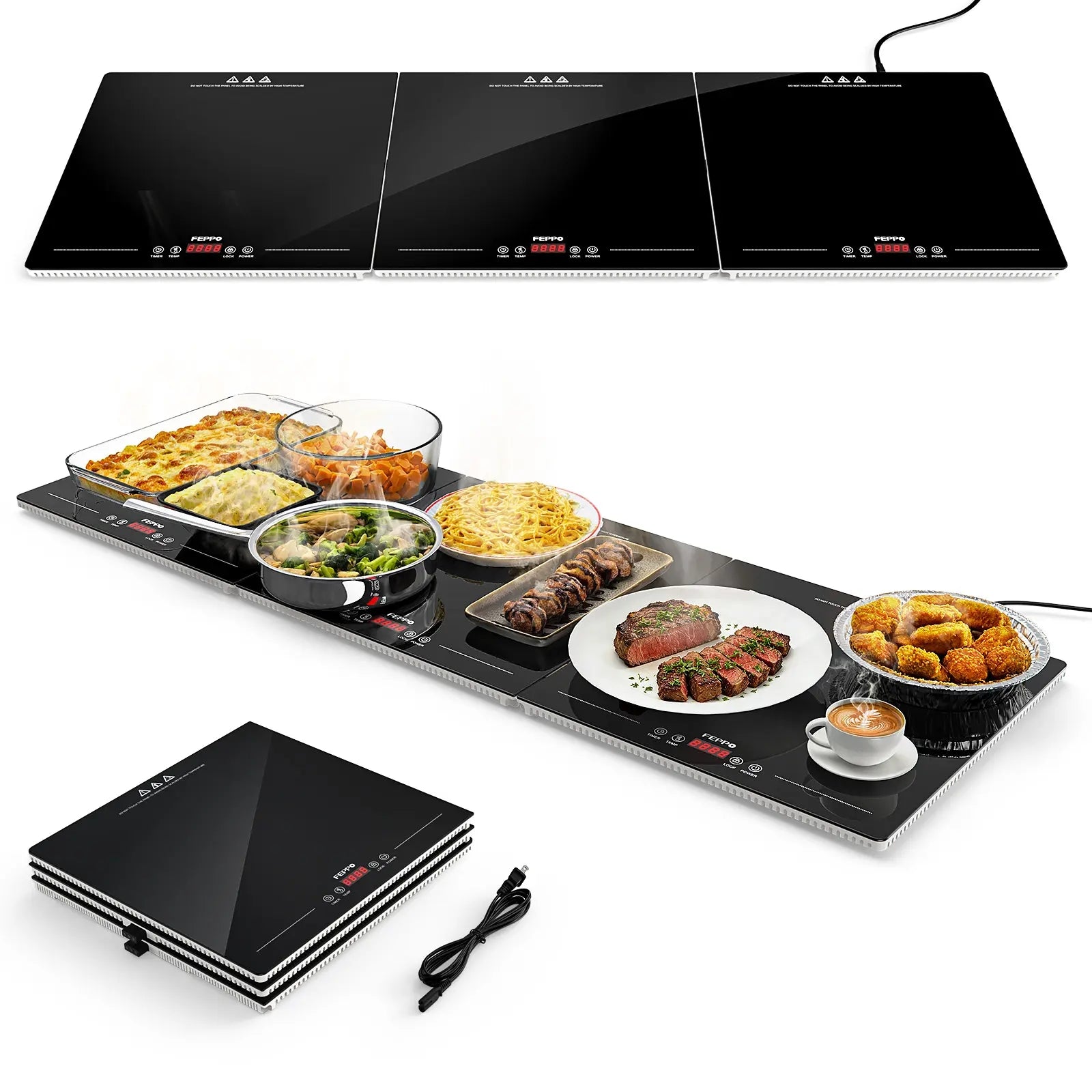 Mroace Extra Long Electric Warming Tray
