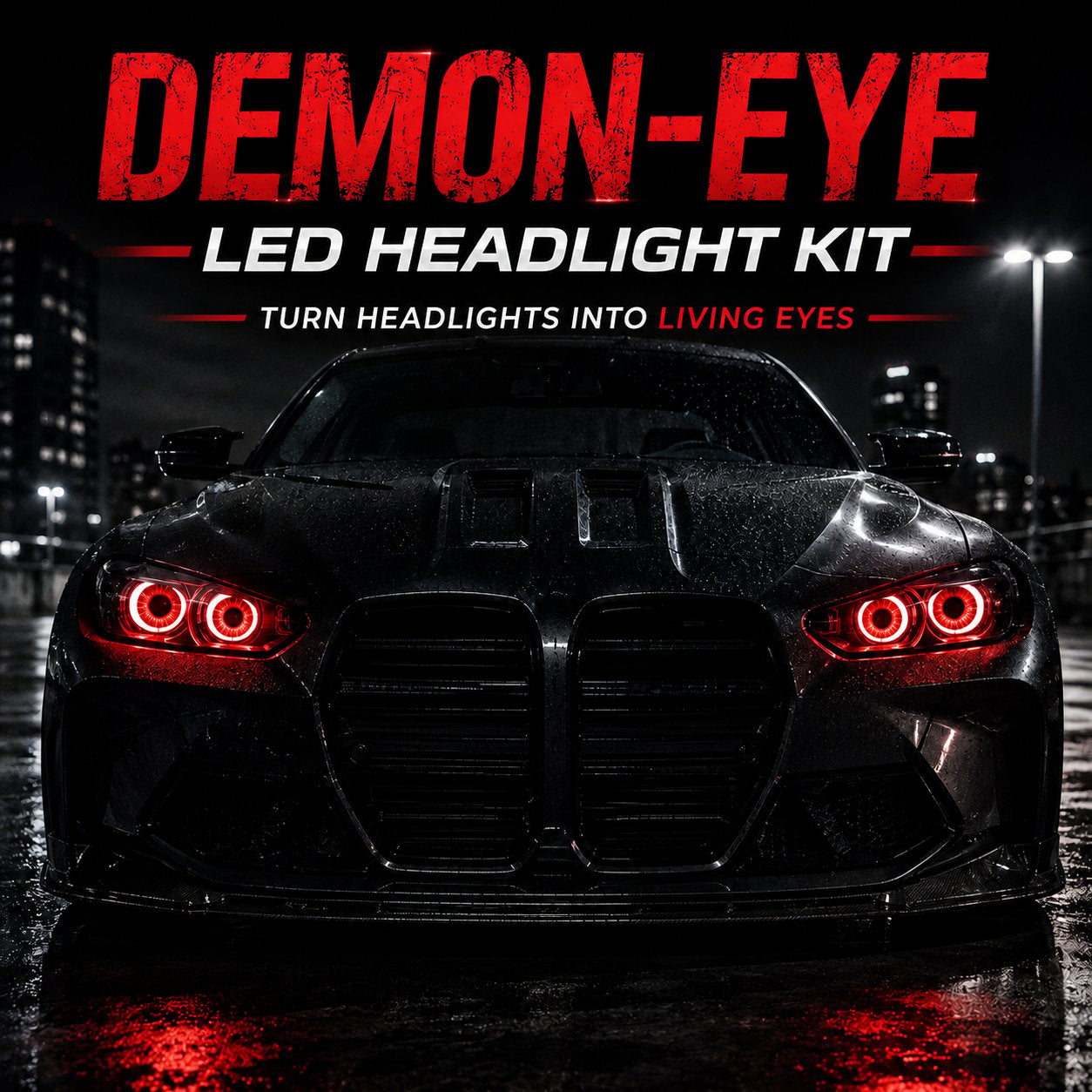 Mroace Demon Eye LED Headlight Kit