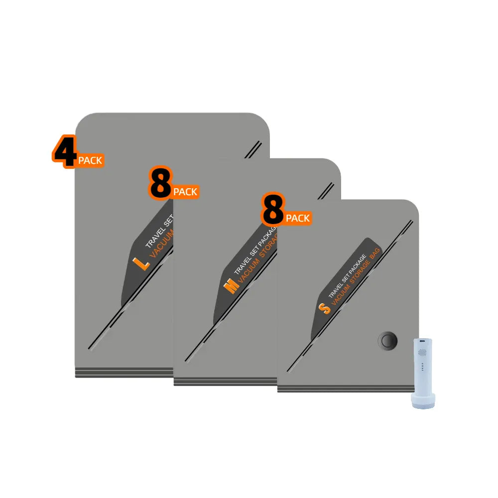 Mroace Cordless USB Rechargeable Vacuum Storage Bag Set