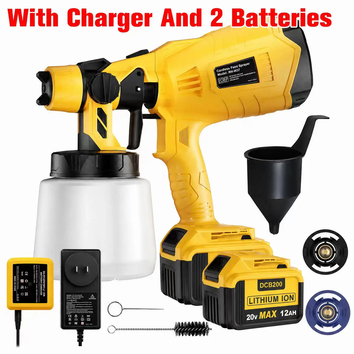Mroace Cordless High Speed Paint Sprayer