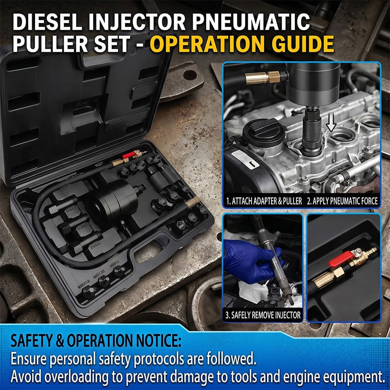 Mroace Pneumatic Diesel Injector Puller Kit