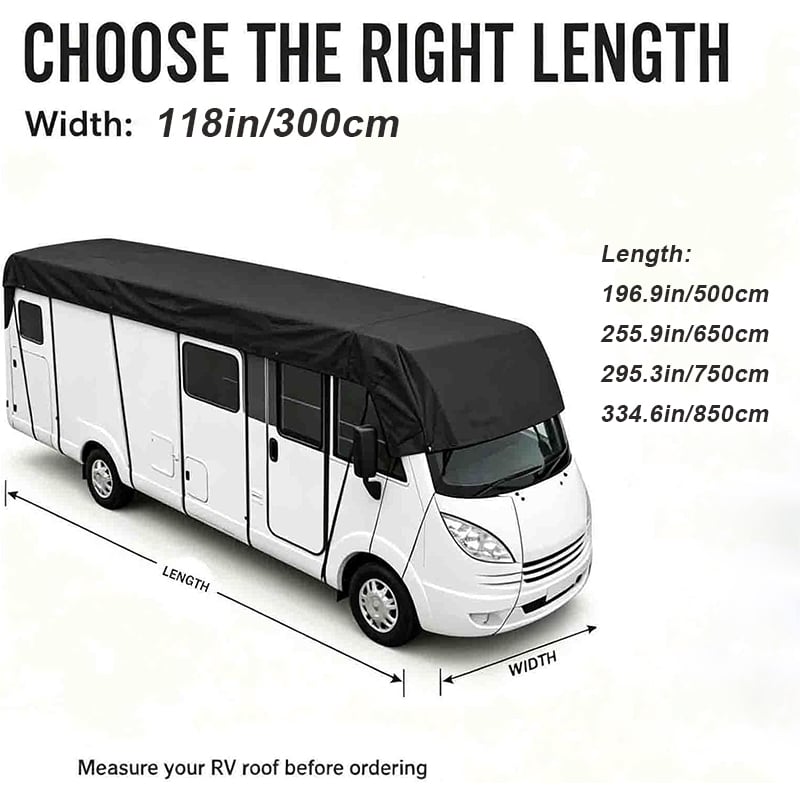 Mroace Waterproof RV And Motorhome Roof Protection Cover