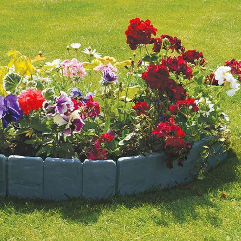 Mroace Realistic Imitation Stone Garden Fence