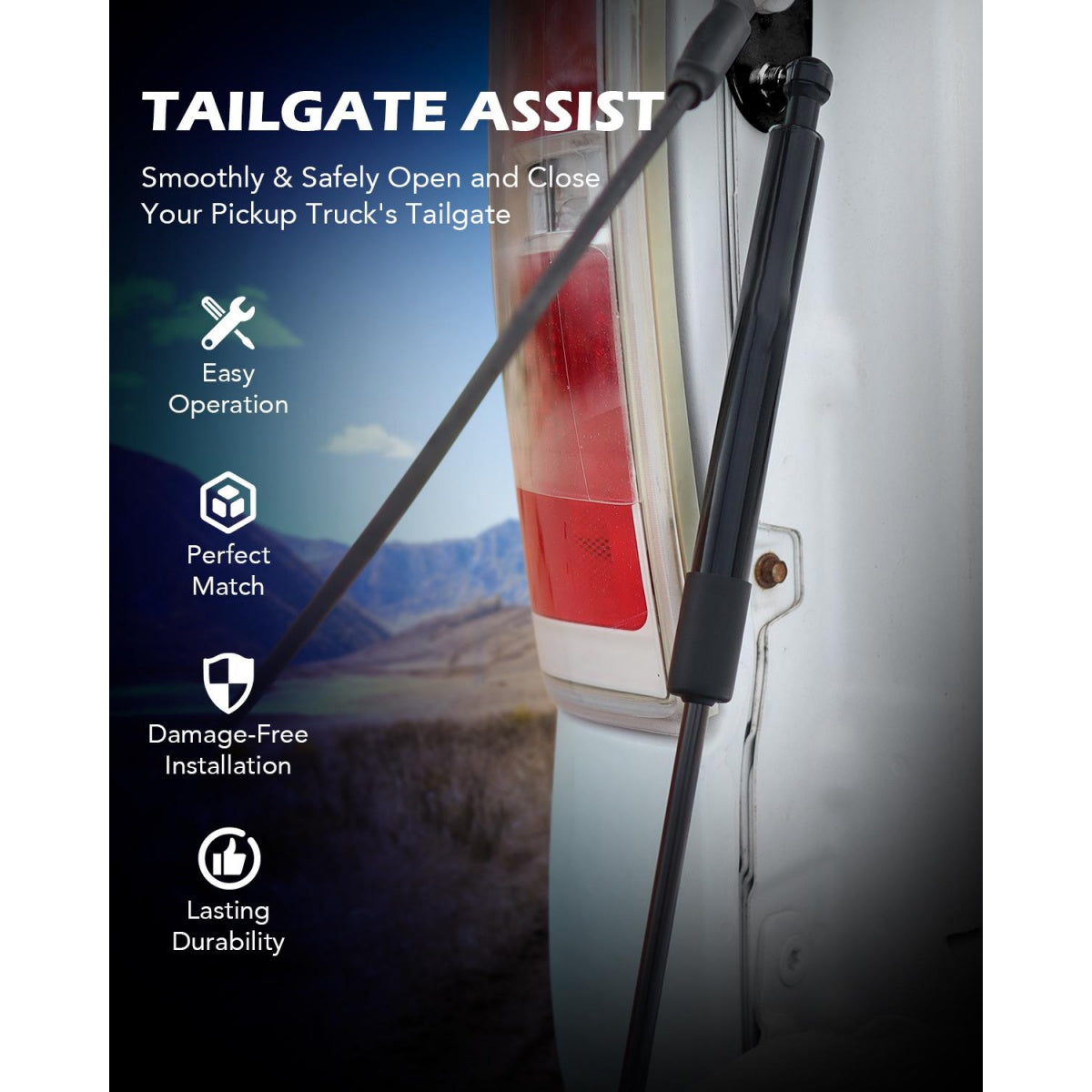 Mroace Truck Tailgate Lift Assist Shock