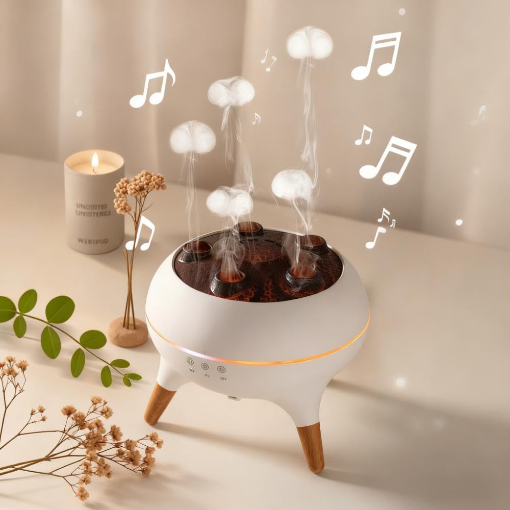 Mroace Jellyfish LED Ultrasonic Aroma Diffuser Humidifier