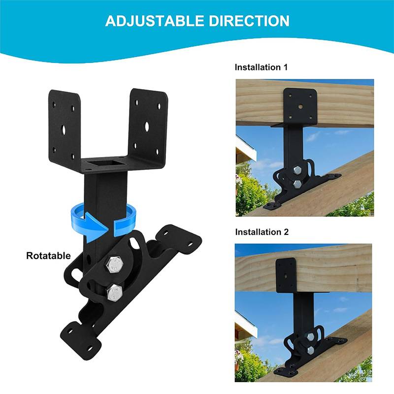 Mroace Adjustable Pergola Roof Mounting Bracket