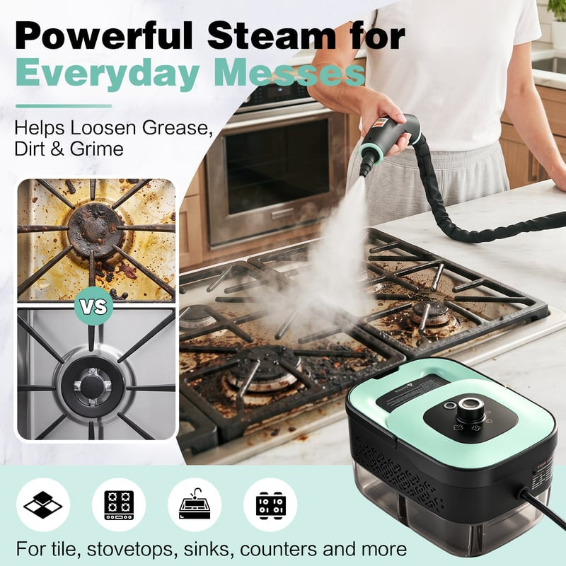 Mroace Adjustable Handheld Multi-Surface Steam Cleaner
