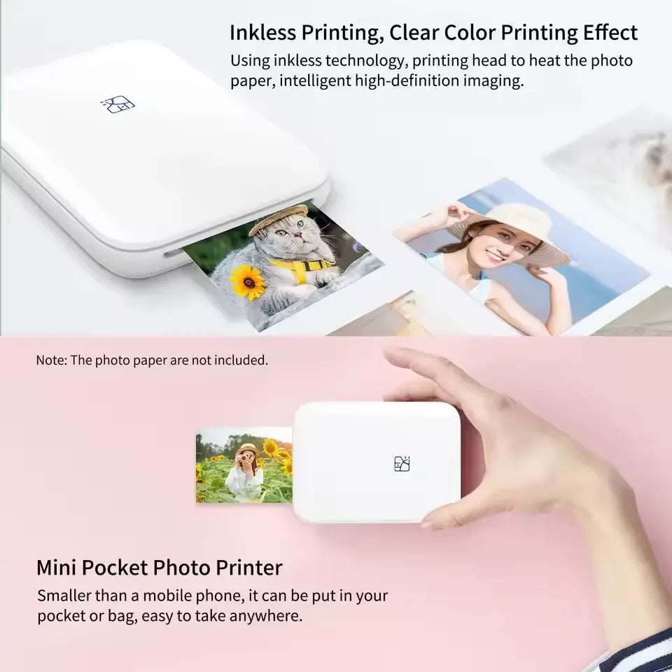 Mroace Portable 2×3 Instant Photo Printer - MROACE