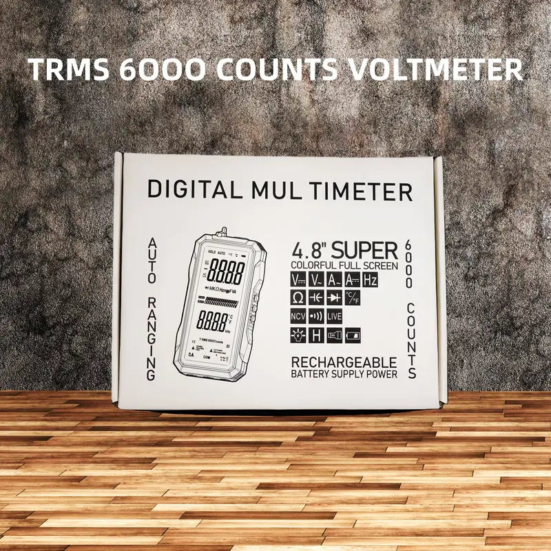 Mroace 6000 Count True RMS Digital Multimeter with Auto-Ranging