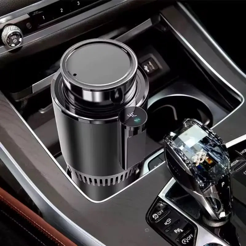 Mroace 2-in-1 Smart Car Cup Cooler and Warmer with Digital Display