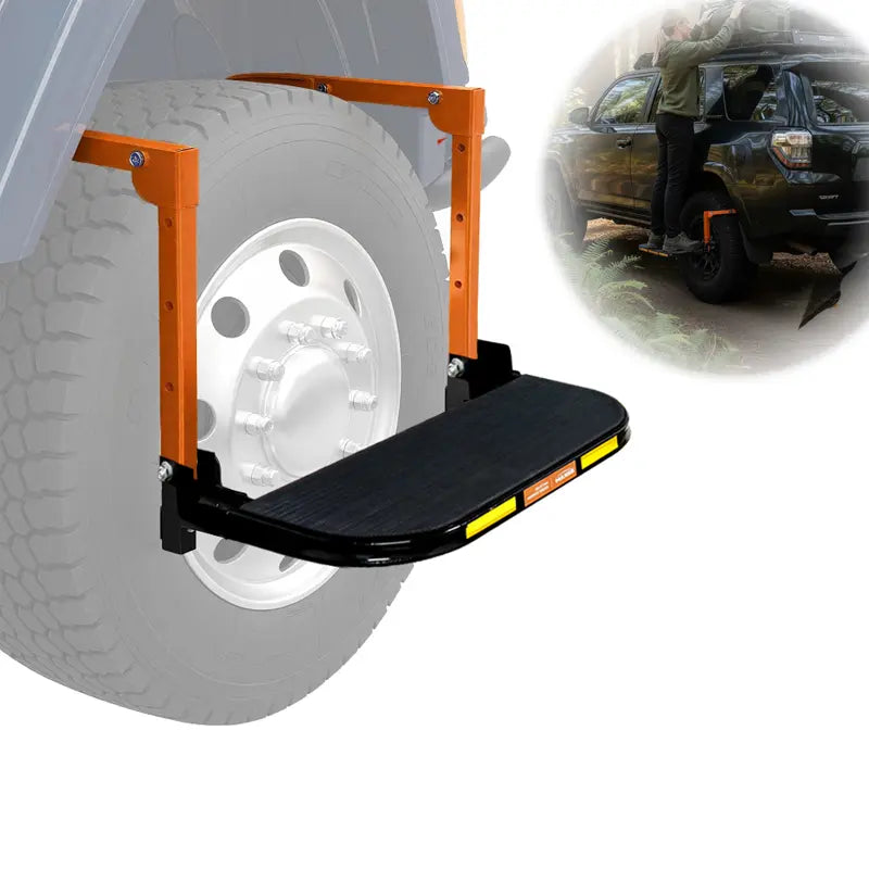 Mroace Universal Adjustable Tire Step Stool