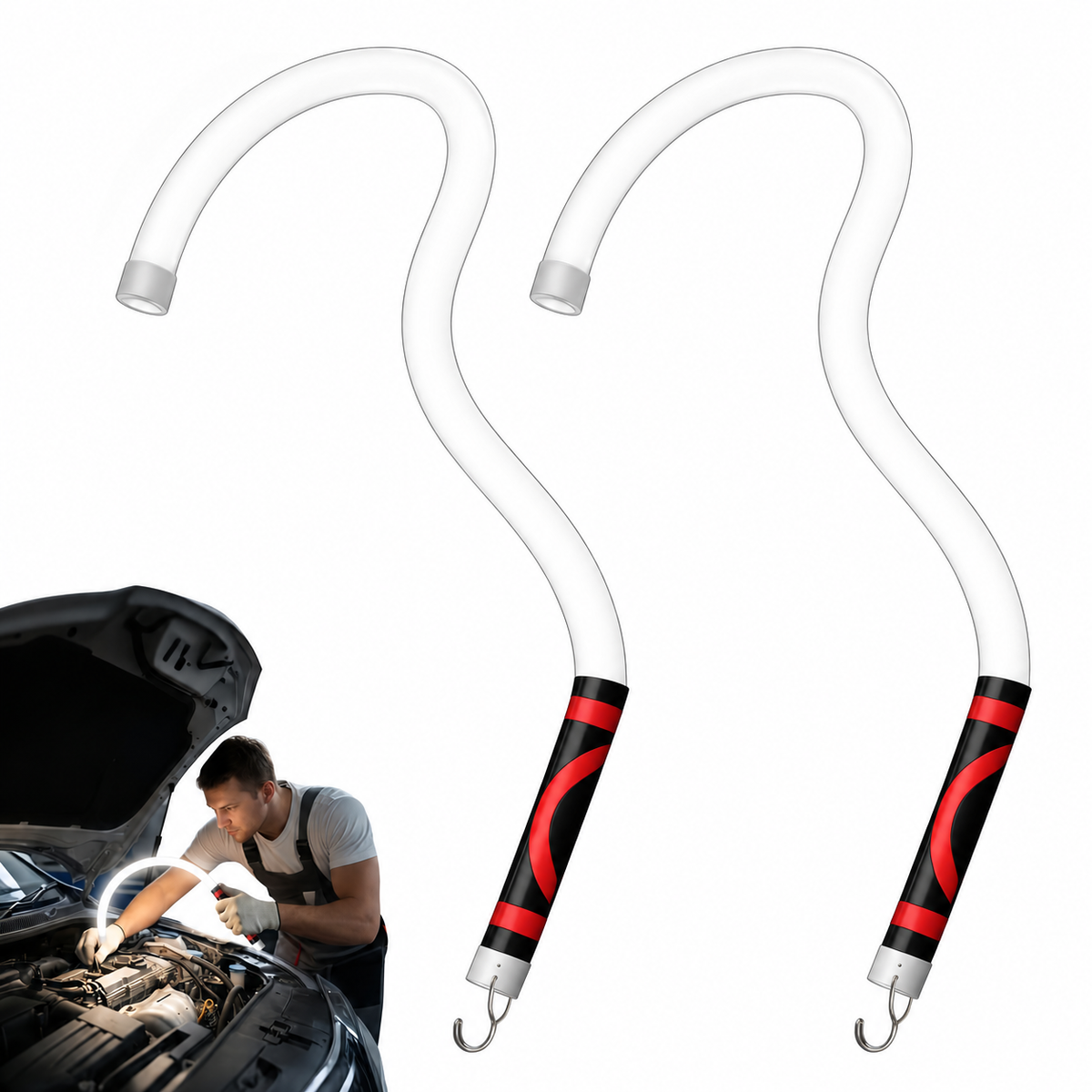 Mroace Rechargeable Flexible LED Work Light Stick