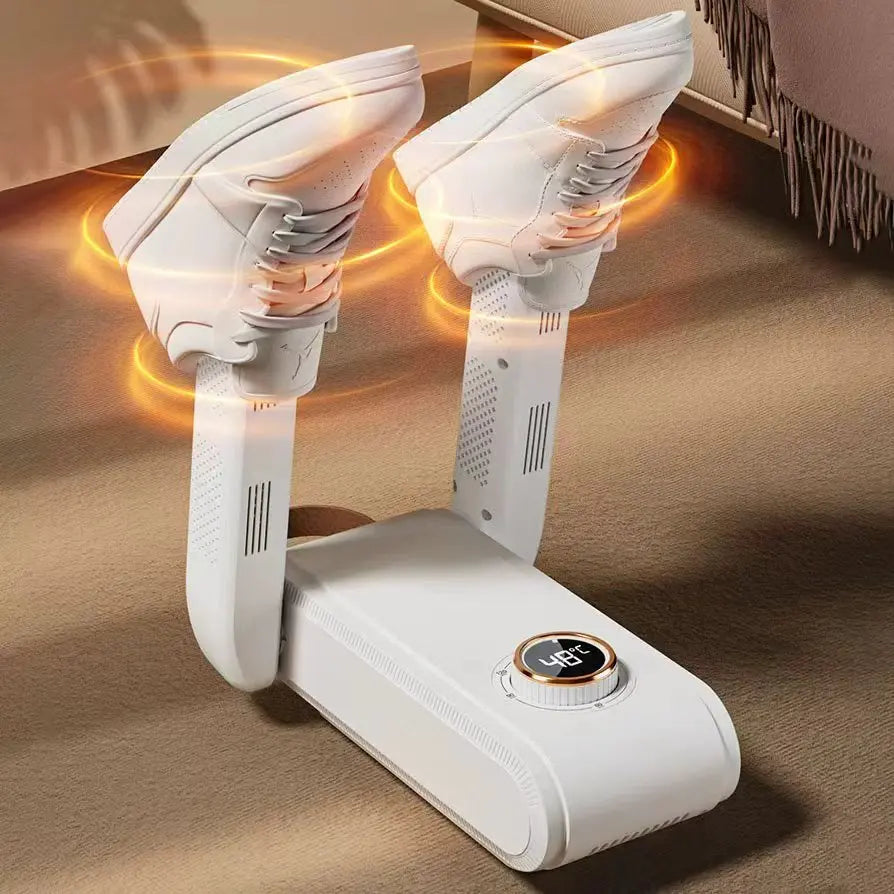 Mroace 360° Digital Hot Air Shoe Dryer with Temperature Display