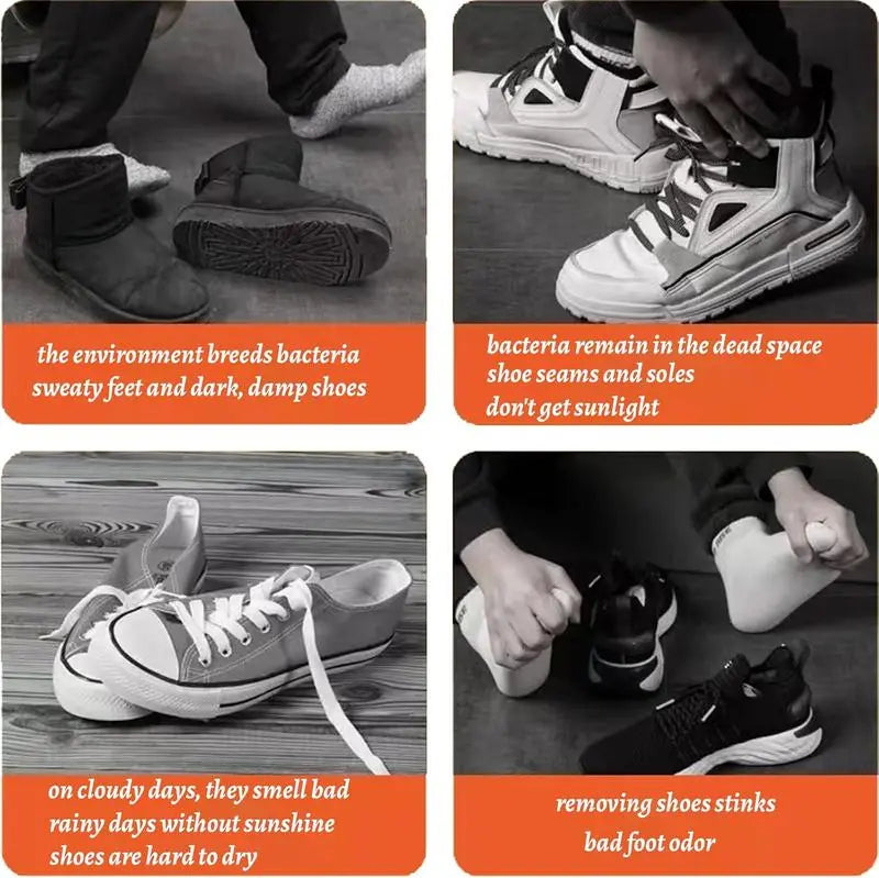 Mroace 360° Digital Hot Air Shoe Dryer with Temperature Display