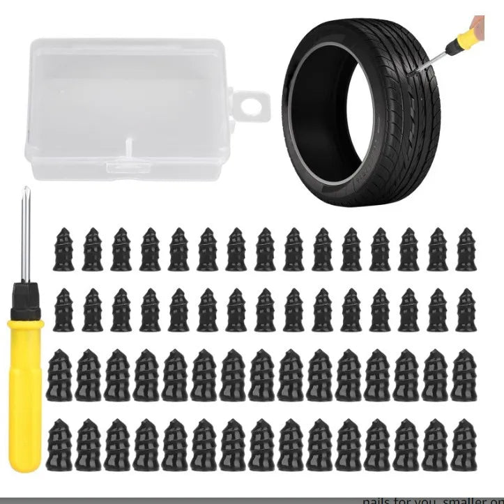 Mroace Self Sealing Rubber Tire Repair Nail Kit