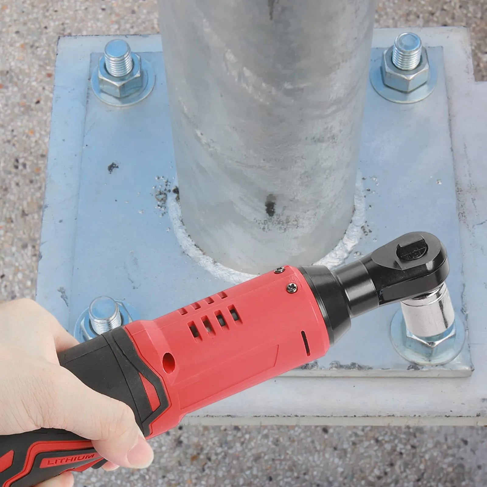 Mroace Cordless 3/8" Electric Ratchet Wrench Set