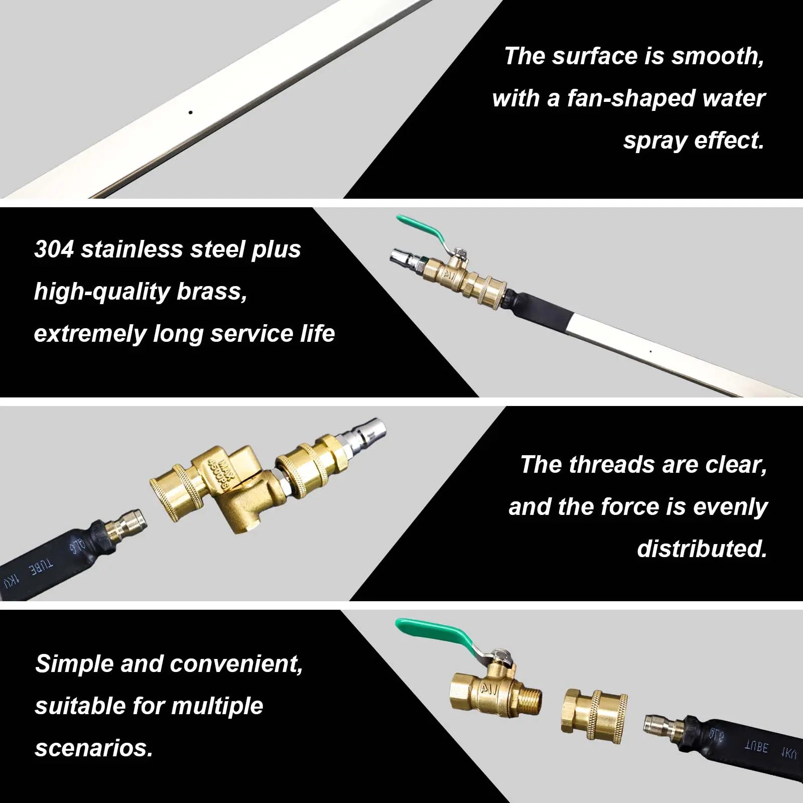 Mroace High Pressure Radiator Cleaning Wand