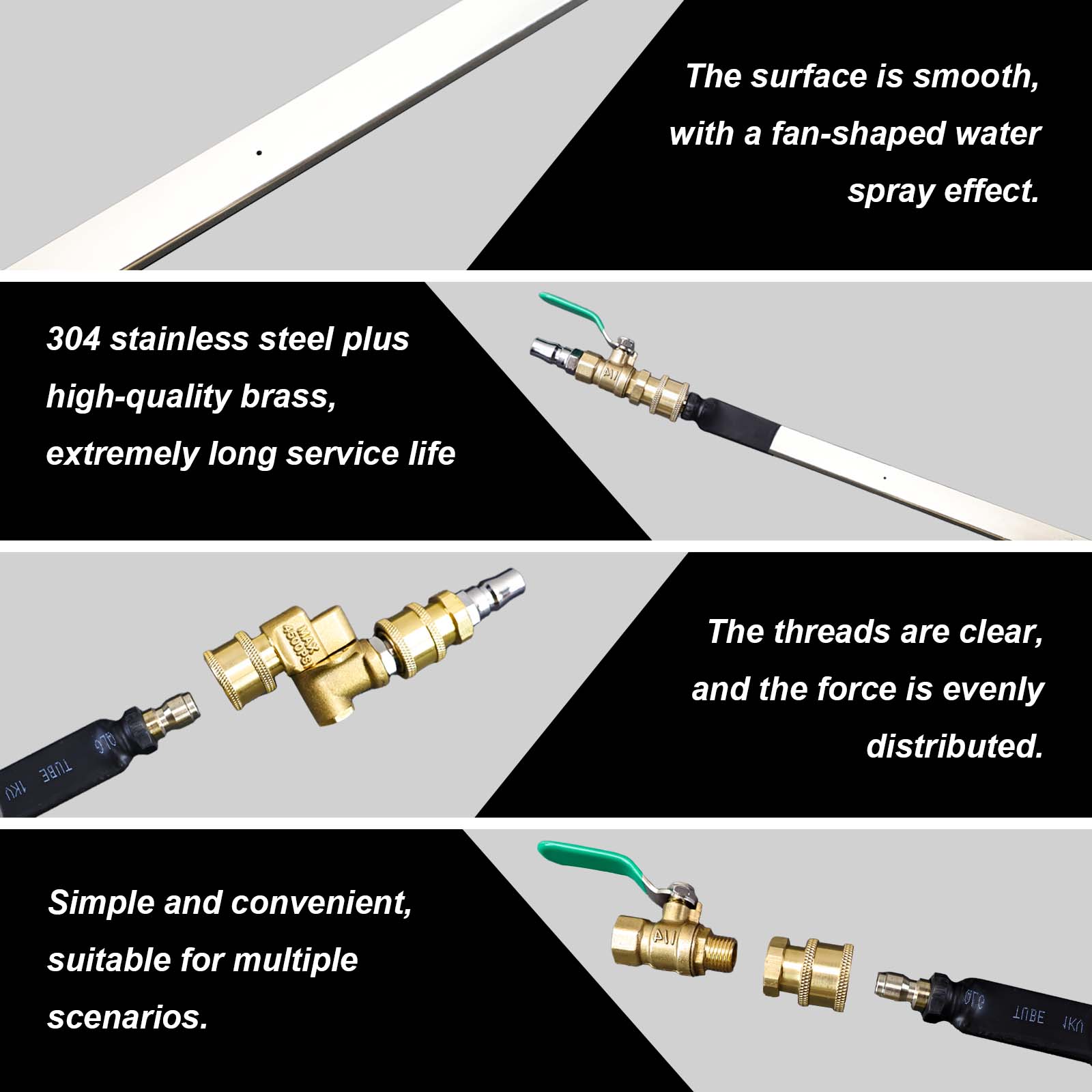 Mroace High Pressure Radiator Cleaning Wand