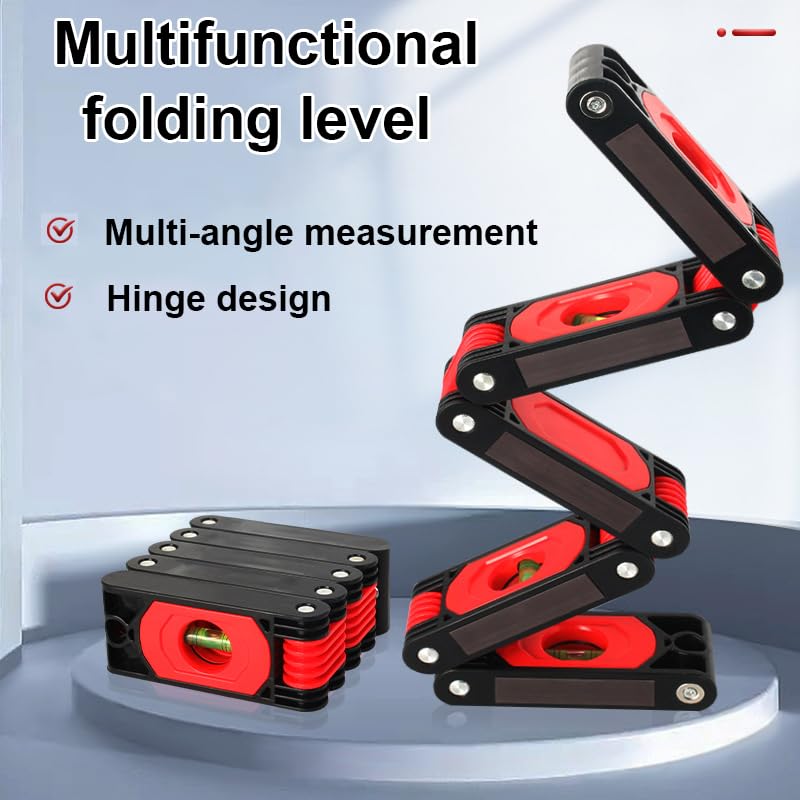 Mroace 28-Inch Multifunctional Folding Angle Measuring Ruler