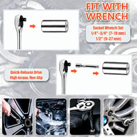 Mroace Universal Adjustable Socket Wrench Set