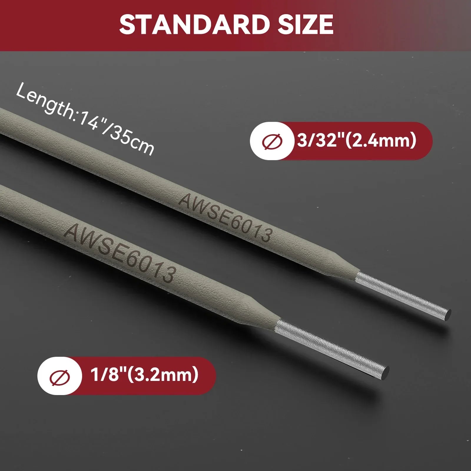 Mroace & Arccaptain 6013 Welding Rod 5 Lbs Carbon Steel ARC Electrodes - MROACE