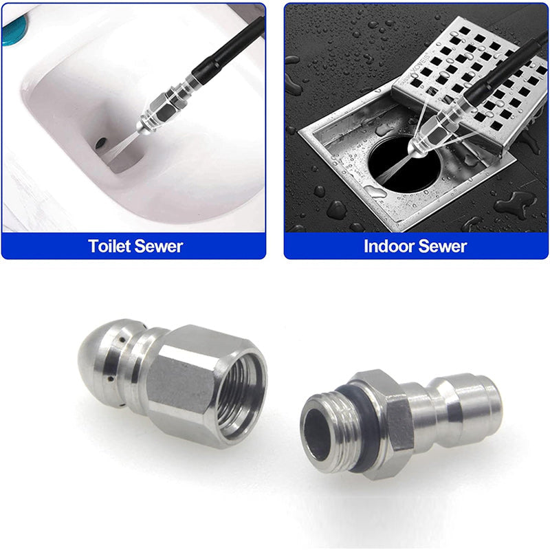 Mroace Rust Resistant Sewer Jetter Nozzle