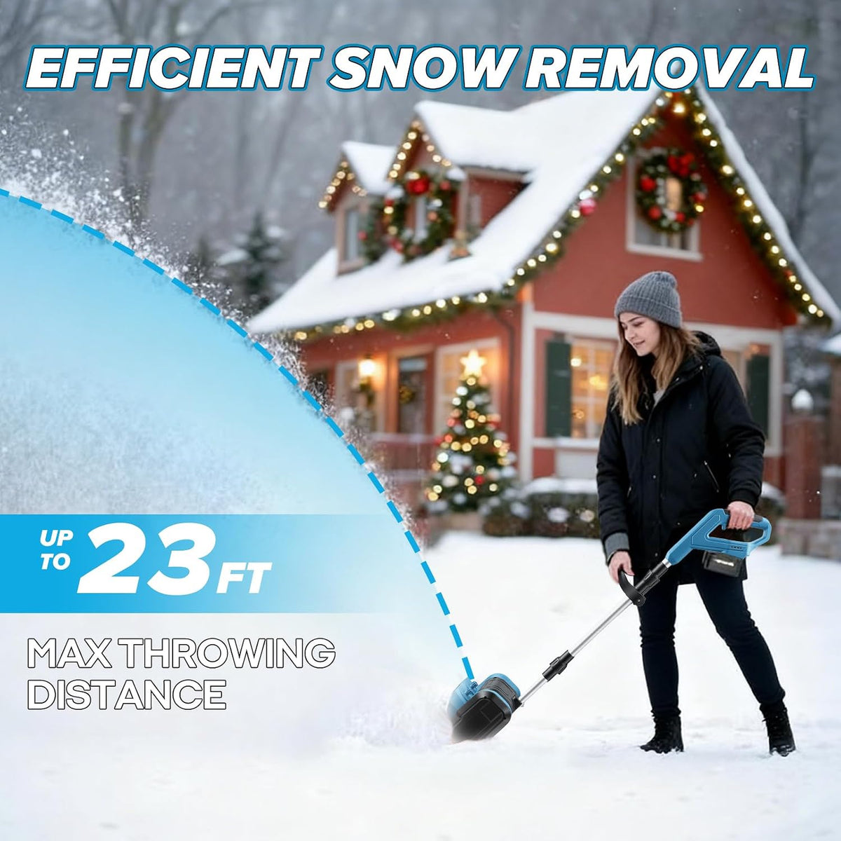 Mroace Cordless Snow Shovel