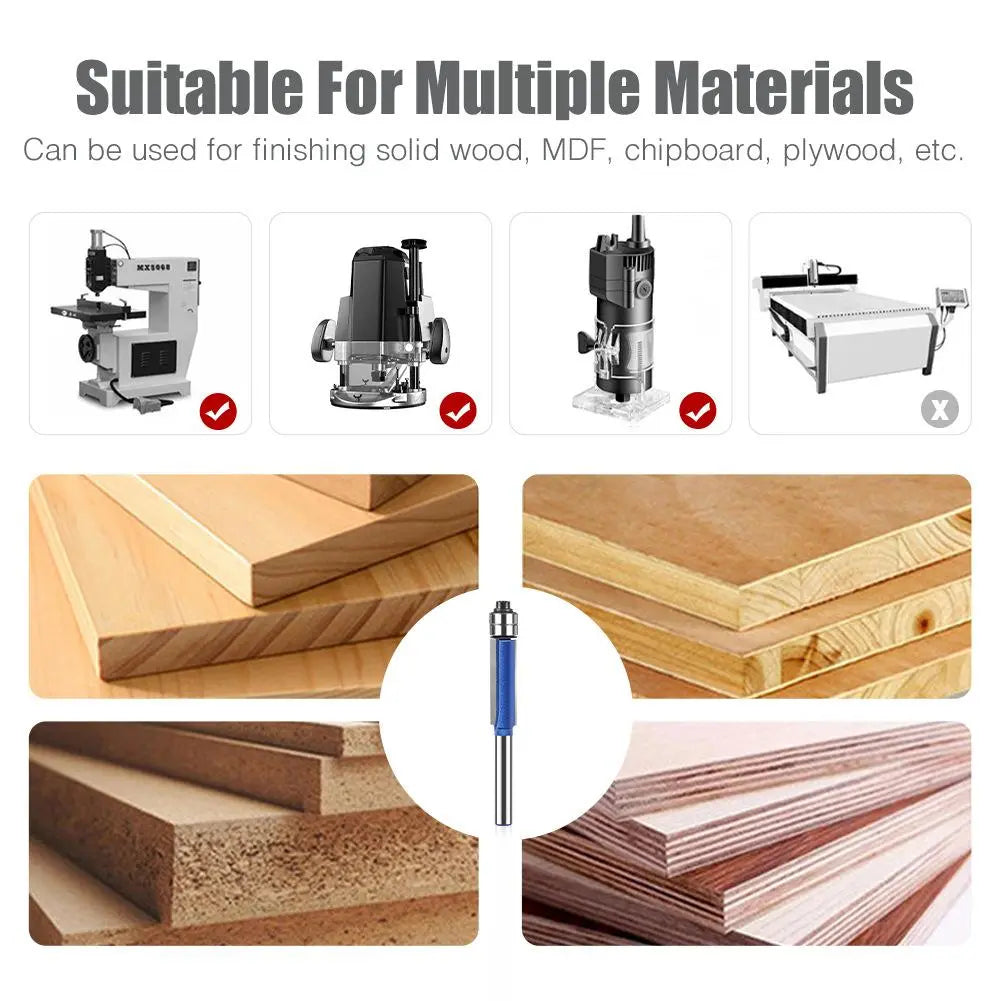 Mroace 4-Piece Dual Bearing Trimming and Deburring Tool Set