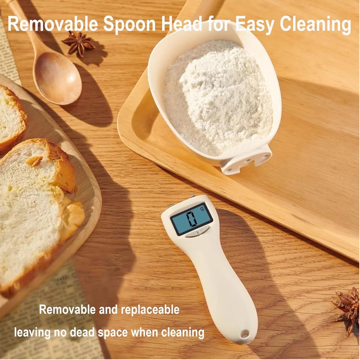 Mroace Digital Smart Adjustable Measuring Spoon