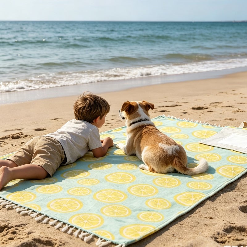 Mroace The 2-in-1 Beach Essential You’ll Use All Summer From Beach Towel to Backpack in Seconds