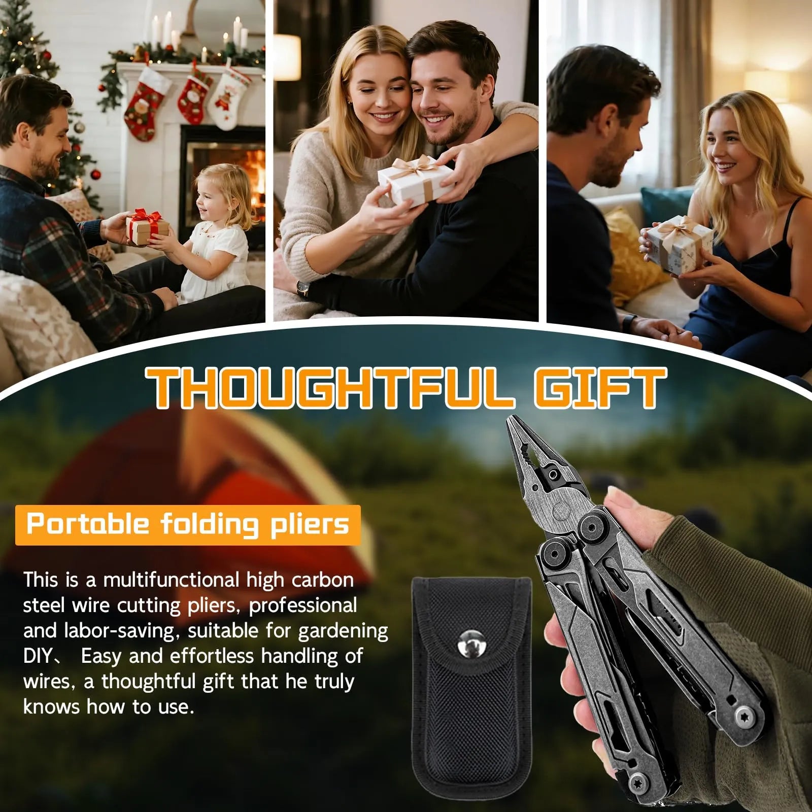 Mroace 34-in-1 Stainless Steel Multitool Pliers